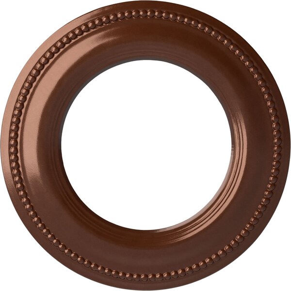Ekena Millwork Bradford Classic Ceiling Medallion (Canopies up to 8 5/8"), 13"OD x 7 1/2"ID x 3/4"P, Copper Penny CM13BRCPS - main